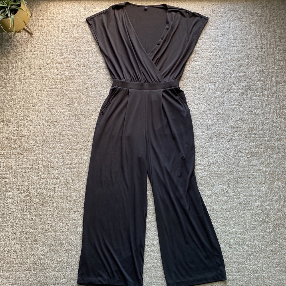 Uniqlo Dark Brown Jumpsuit | S